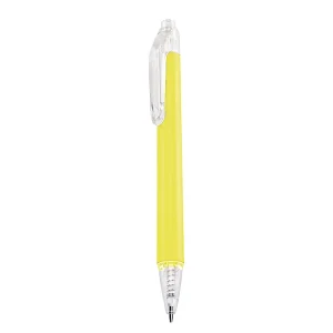 BOLÍGRAFO FUROR AMARILLO TRANSLÚCIDO