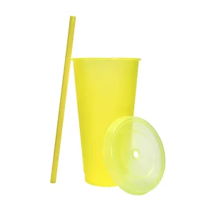 VASO JAS AMARILLO NEÓN